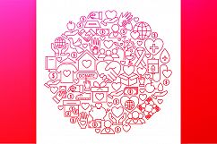 Charity Line Art Icons Product Image 5