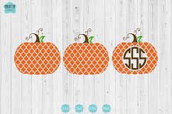 Quatrefoil Pumpkin Svg, Pumpkin Svg Product Image 1