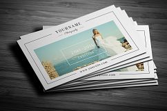 Minimal Wedding Photography Business Card  Product Image 2