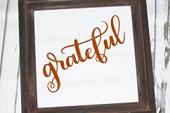 Thankful - Grateful - Blessed SVG bundle / Thanksgiving SVG Product Image 3