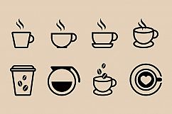 Coffee Icons Product Image 1