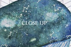 Handpainted Watercolor Galaxy Whales Product Image 2