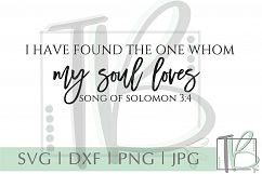I have found the One Whom My Soul Loves SVG Product Image 2