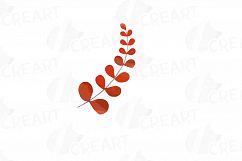 Autumn leaves and branches watercolor clip art pack, png Product Image 7