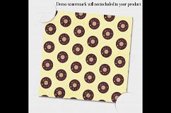 12 Bakery Digital Papers in Chocolate Theme Color Product Image 4