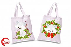 Winter Foxes cliparts, graphics, illustrations AMB-2298 Product Image 3
