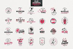 Old School Hipster Logo Badges Product Image 4