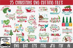 Christmas SVG Bundle with 25 PNG DXF EPS JPG SVG Cut Files Product Image 1