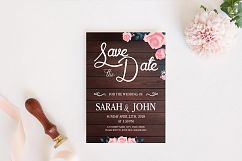 Rustic Wooden Wedding Template Suite Product Image 9