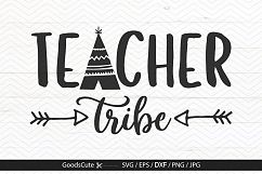 Teacher Tribe - SVG DXF JPG PNG EPS Product Image 1