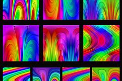 Rainbow Digital Paper Pack / Abstract Background / Scrapbooking / Card Making / Patterns / Printables / Rainbow Product Image 2