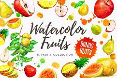 Watercolor Fruits  Product Image 2