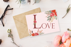 Floral Alphabet and Graphics  Product Image 10