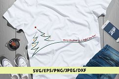 Merry Christmas And A Joyful New Year SVG DXF JPG PNG Product Image 2