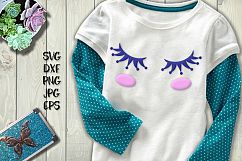 eyelashes svg, kid eyelashes svg, halloween kids svg Product Image 4