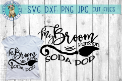 My Broom runs on BUNDLE - Halloween - Witch - SVG Cut file Product Image 12