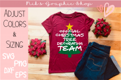 Christmas Tree Svg, Tree Decorating Team Svg, Team Svg Product Image 1
