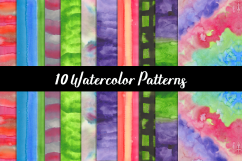 WATERCOLOR PATTERNS,WATERCOLOR BACKGROUNDS,WATERCOLOR TEXTURES Product Image 1