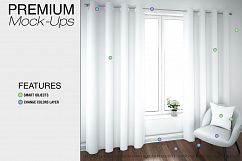 Curtains &amp; Pillow Mockup Pack Product Image 6