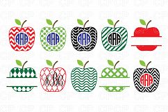 Apple Bundle Cut Files, Apple Clipart,Back to School Clipart Product Image 1