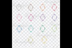 28 Diamond and Pearl Oval Frames, Luxury Royal Antique Frame Product Image 3