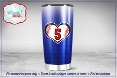 Baseball Mom - Vector Cut Files - SVG, DXF, EPS, PNG Product Image 3
