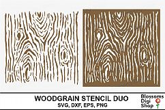 Woodgrain Stencil Duo Product Image 1