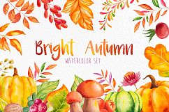 Bright Autumn Watercolor Pack Product Image 1