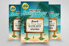 10 Summer Beach Fun Party Flyers Bundle Product Image 6