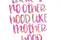 There&#039;s No Hood Like Motherhood Cuttable &amp; Sublimation Design Bundle Product Image 2