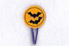 Halloween ITH Orange Set of 4 Embroidery Designs Product Image 6