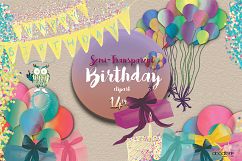 Semi-Transparent Birthday  Product Image 4