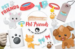Pet friends graphics and illustrations Product Image 1