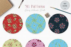 Berries Watercolor Bundle Product Image 8