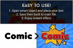 Comic Text Effects Mockup Product Image 2
