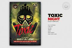 Toxic Night Flyer Template Product Image 2