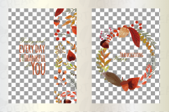 Thanksgiving Cards, Happy Thanksgiving Cards, png and vector Product Image 5