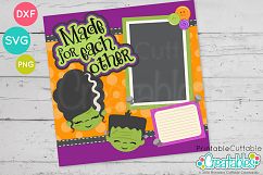 Cute Frankenstein Monster Faces SVG Product Image 3