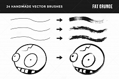 Fat Grunge – Illustrator Brush Pack Product Image 3