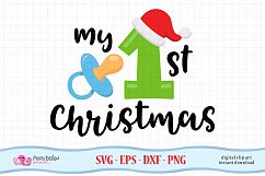 My first Christmas SVG Product Image 1
