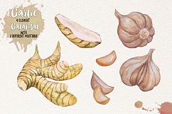 Watercolor Vegetables, Herbs, Green Product Image 8