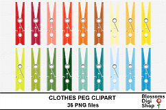 Clothes Peg/ Pin Clipart Product Image 2