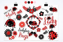 Little ladybug graphics and illustrations Product Image 3