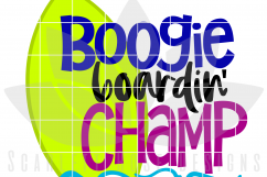 Boogie Boardin' Champ SVG Product Image 2