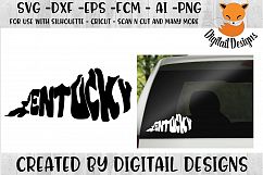 Kentucky SVG Cut File For Silhouette - Cricut Product Image 1