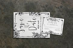 Elegant Flower Wedding Invitation Suite Product Image 5