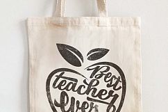 Best teacher ever Apple SVG PNG EPS DXF Product Image 2