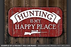 Hunting is My Happy Place - Deer HUNTING SVG Files - 833 Product Image 3