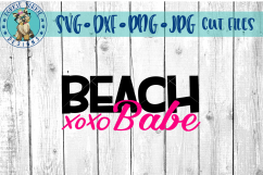 Beach Babe -  SVG cut file Product Image 1