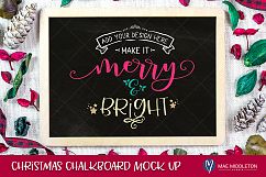 Christmas / Winter Chalkboard Mock up Product Image 1